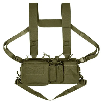 Tactical Vest CS Match – Wargame Military Nylon Chest Rig Vest for Airsoft, Hunting & Outdoor Camping Gear Accessories