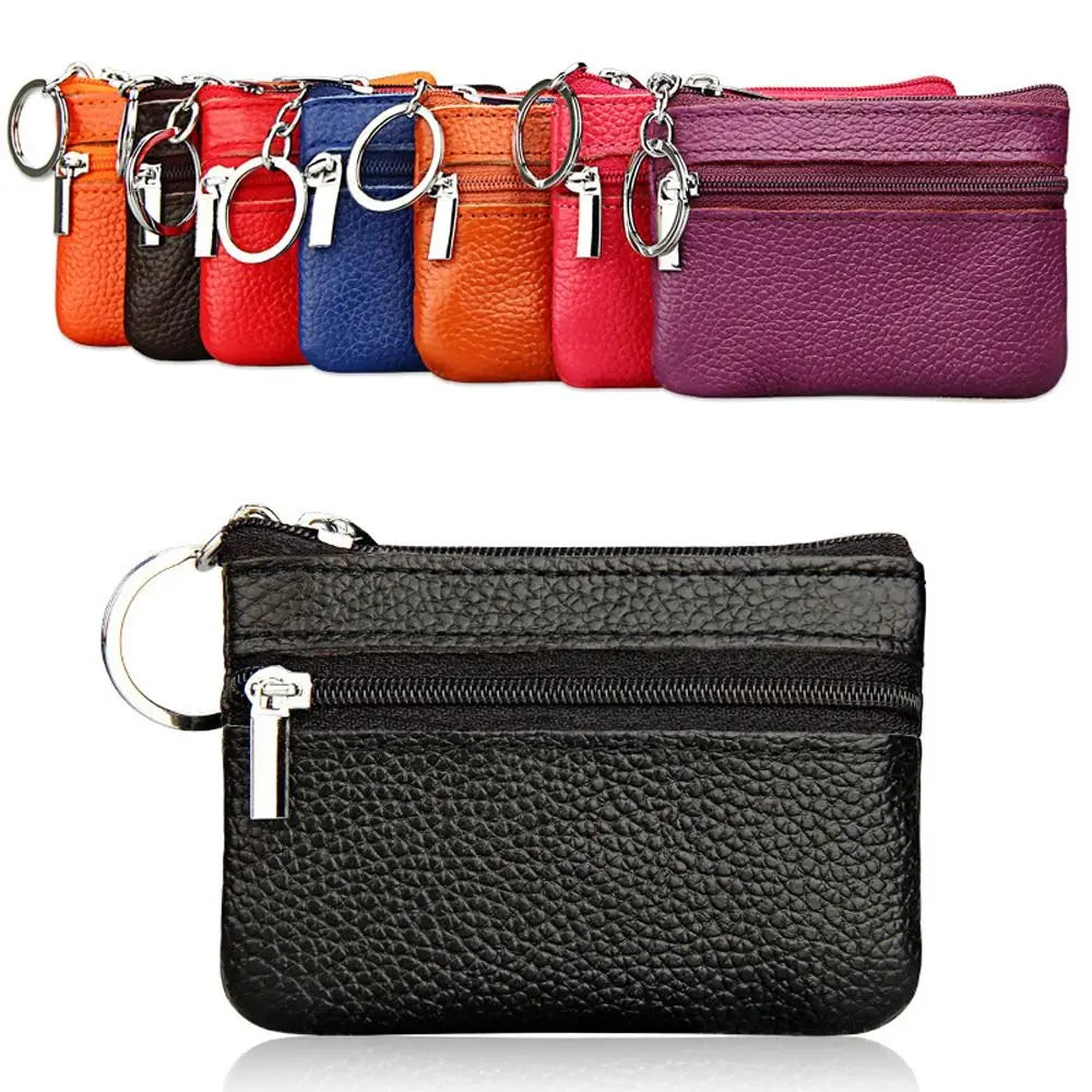 Mini PU Leather Coin & Card Holder Wallet – Luxury Pocket Change Purse Pouch for Men & Women 💼✨