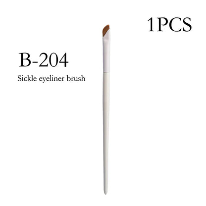 Upgrade Blade Eyeliner Brush | Ultra-Thin Fine Angle Flat Brush for Eyebrows & Under-Eye Makeup | Precise Detail White Brush