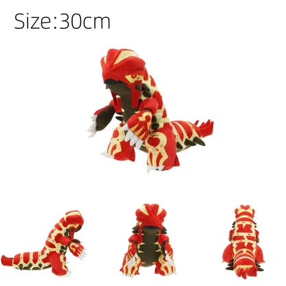 New Pokémon Plush Toys – Garchomp, Groudon, Primal Charizard, Vulpix, Koraidon, Miraidon & Gyarados Soft Stuffed Animals, Kids Gifts