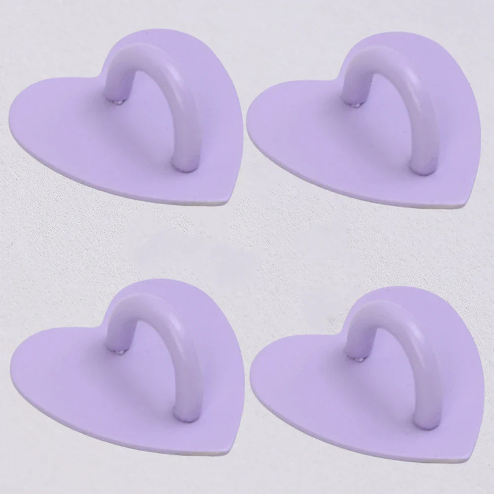 Kawaii Metal Heart Phone Charm — Adhesive Holder, Finger Ring Stand, Case Hook & Buckle Accessory with String
