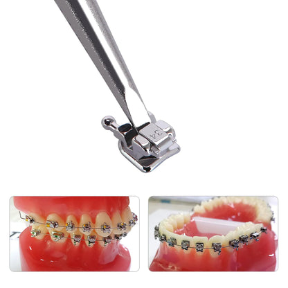 AZDENT 5 Boxes Dental Brackets – Passive Self-Ligating Orthodontic Braces with MIM Monoblock & Buccal Tubes, MBT/Roth 0.022, 345 Hooks