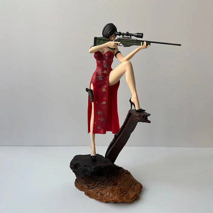 Biohazard Ada Wong PVC Anime Figure – Resident Evil Action Model Collectible for Birthday Gifts