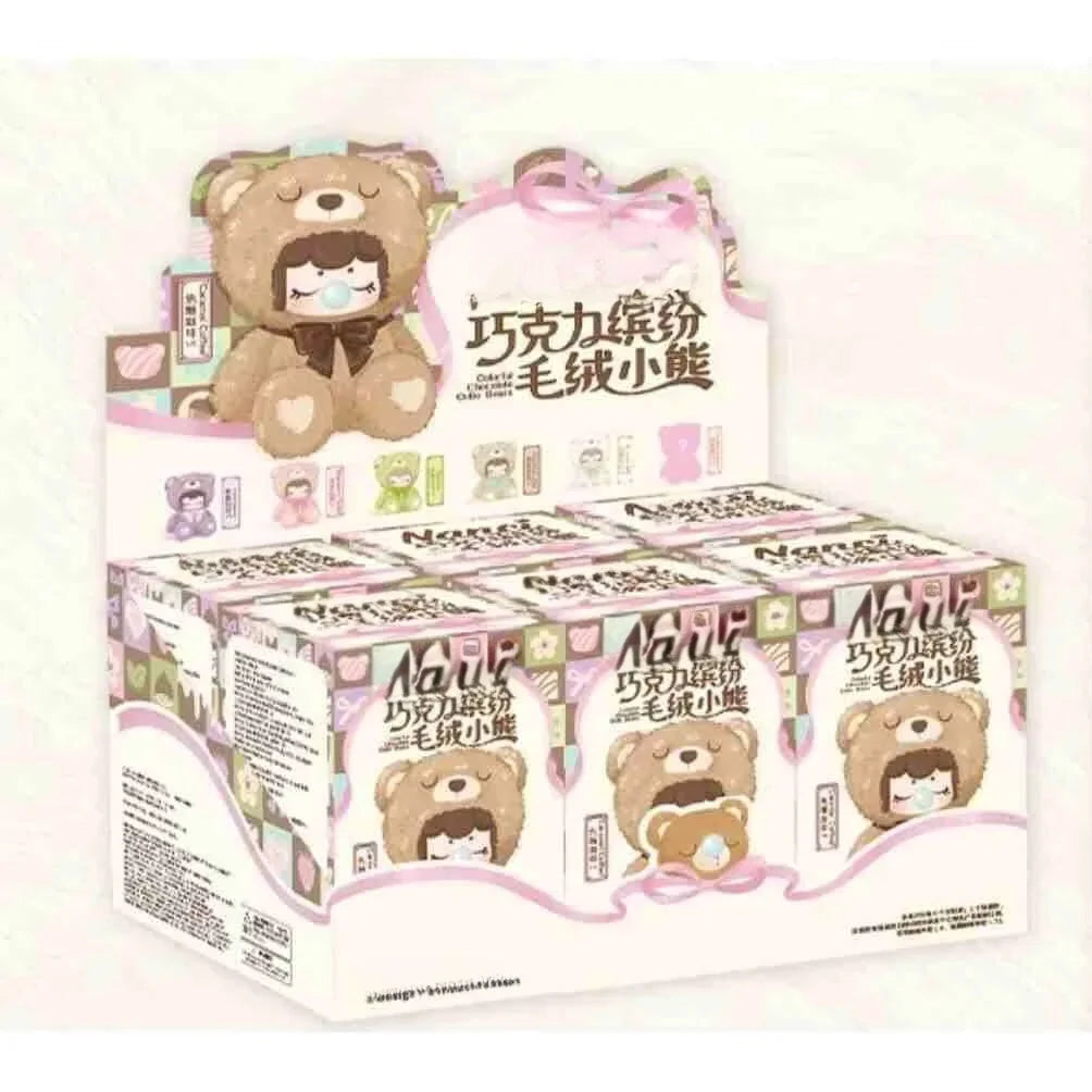 Hot Genuine Colorful Chocolate Cutie Bears Series Blind Box – Kawaii Doll Mystery Anime Figure for Kids & Festival Gifts