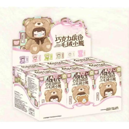 Hot Genuine Colorful Chocolate Cutie Bears Series Blind Box – Kawaii Doll Mystery Anime Figure for Kids & Festival Gifts