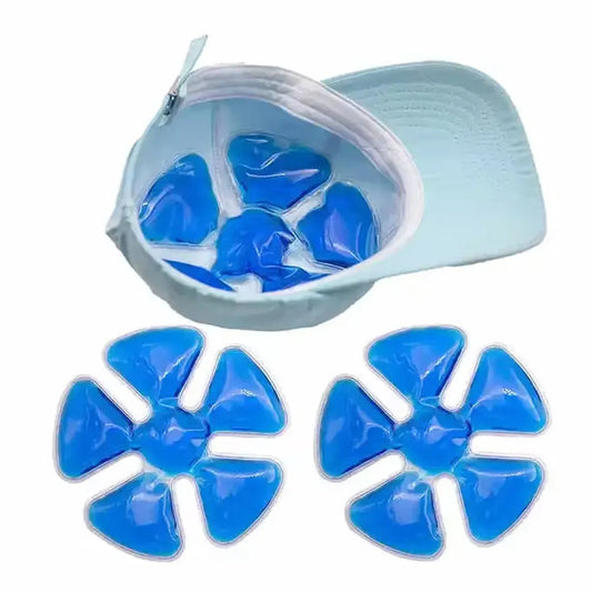 Hot & Cold Gel Ice Pack — Cool Down Helmet Pack for Headache Relief and Outdoor Soothing