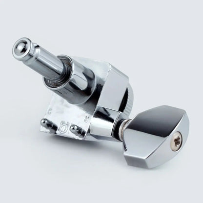 GUYKER 6R/6L Locking Guitar Machine Heads — Chrome Tuning Pegs, No-Screw Tuners