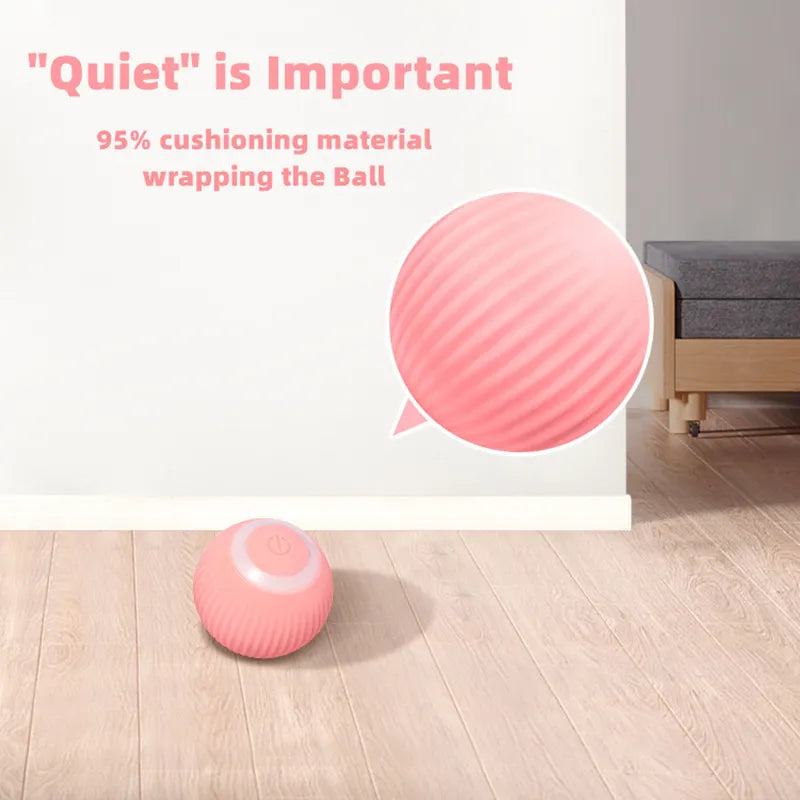 Interactive Electric Cat Ball Toys - Smart Self-Moving Toys for Cats, Perfect for Training and Indoor Playtime
