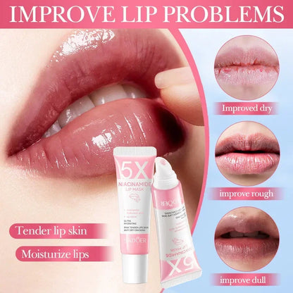 Dark Lip Repair Balm – Moisturizing Exfoliating Lip Treatment for Dry Lips, Fine Lines & Natural Pink Glow