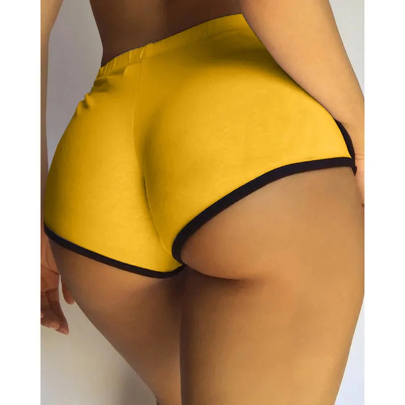 Women’s Sexy High Stretch Shorts – Slim Fit Y2K Gym & Running Sport Shorts, Casual Streetwear Activewear Pants