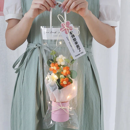 Graduation Bouquet 2025 – Crochet & Knitted Artificial Flowers for Wedding, Valentine’s & Special Occasion Gifts