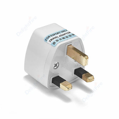 KR Plug Adapter – Multifunction Universal AU, UK, US to EU Type E/F Electrical Socket for France & Spain Travel