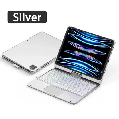 360° Magic Keyboard Case for iPad — Backlit Keyboard Folio for iPad Air 13/11, Pro 12.9/11, iPad 10.5/10.2, Air 4/5 & 10th Gen 10.9-inch