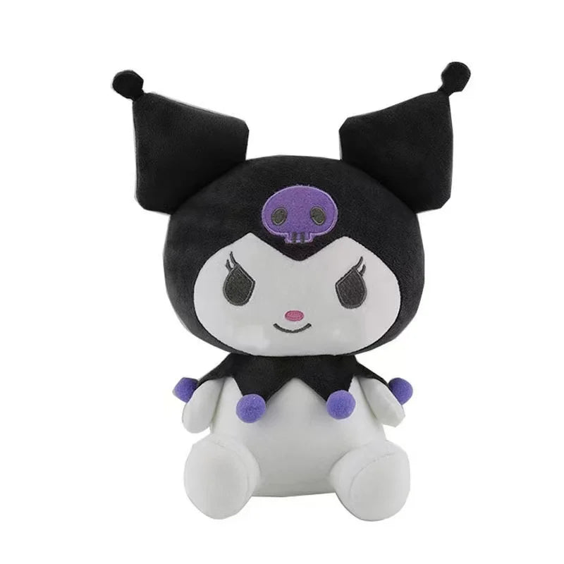 Sanrio Strawberry Kuromi Plush Pillow – Soft Stuffed Animal Toy & Doll Gift for Girls (Strawberry Melody)
