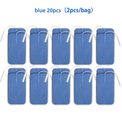 5×9cm Non-Woven Electrode Pads – 2mm Plug for TENS Muscle Stimulator & Acupuncture Machine, Gel Patch Accessories