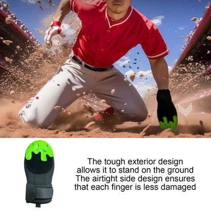 Baseball Sliding Mitt with Adjustable Wrist Compression Strap – Universal Left/Right Hand Glove for Youth & Adults