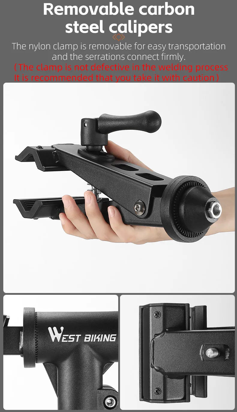 WEST BIKING Foldable Bike Repair & Display Stand – Multipurpose Wall/Floor Rack for Bicycle Storage & Maintenance