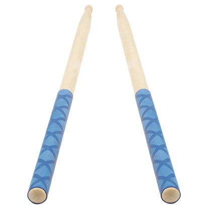 2Pcs Drumstick Grips – Anti-Slip Sweat-Absorbing Grip for 7A, 5A, 5B, 7B Drumsticks, 16.5cm Percussion Accessories
