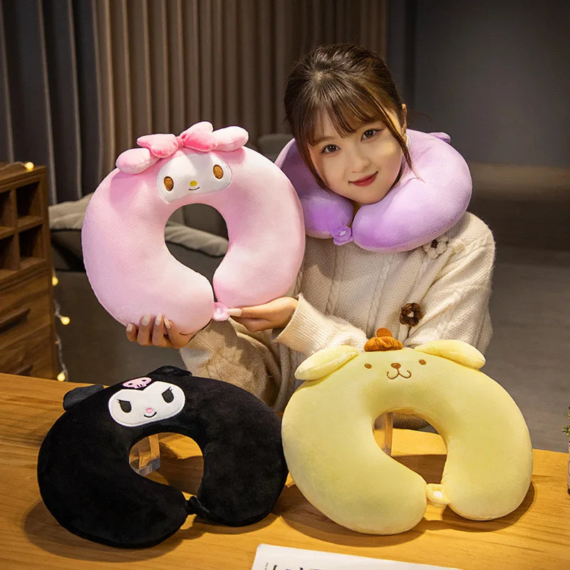 Kawaii Sanrio Kuromi Plush Backpack – Lolita Style Stuffed Animal Doll, My Melody Tote Bag for Women & Girls, Christmas Gift