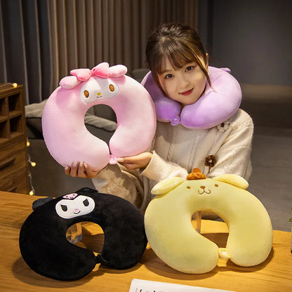 Kawaii Sanrio Kuromi Plush Backpack – Lolita Style Stuffed Animal Doll, My Melody Tote Bag for Women & Girls, Christmas Gift