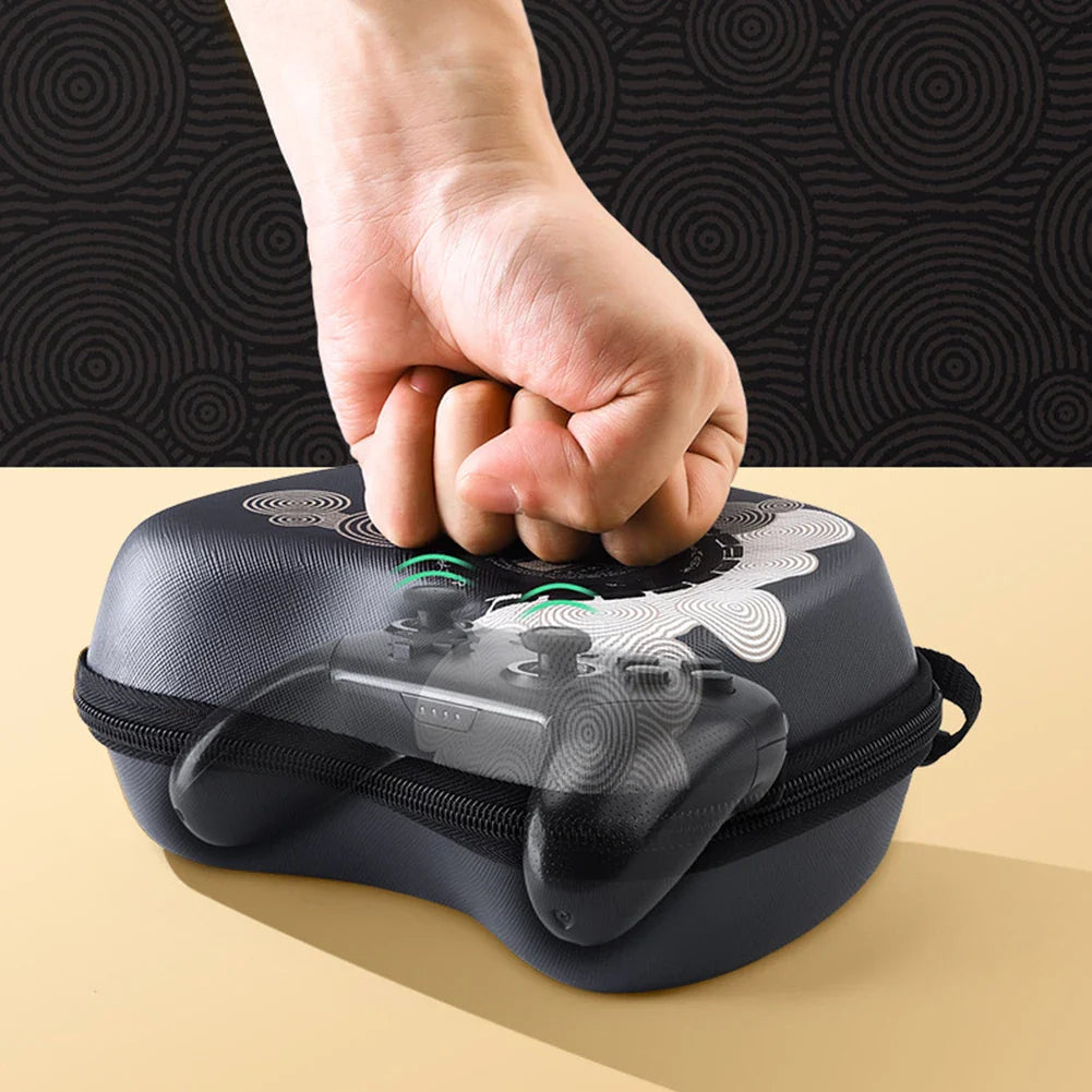 Carrying Case for Xbox ONE S/X - EVA Portable Storage Bag with Handle, Shockproof Protective Case for PS5/PS4/PS3 & NS Switch Pro