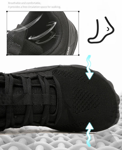 New Plus Size Hiking Shoes – Wide Palm Outdoor Sports & Barefoot Casual Shoes for Couples, Indoor Yoga & Fitness