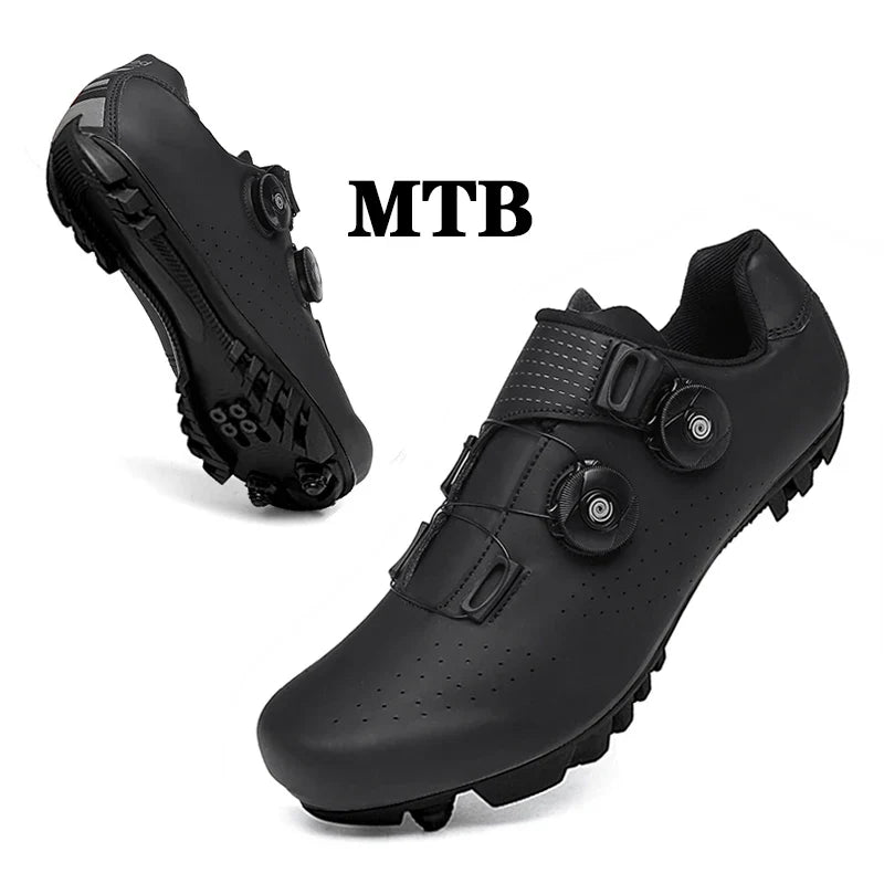 Men’s MTB Cycling Shoes — Flat Road & Trail Bike Sneakers with SPD Pedal Compatibility