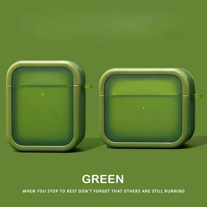 Translucent Bluetooth Earphone Case for AirPods 1/2/3/4 & AirPods Pro 2 — TPU Shockproof Protective Cover