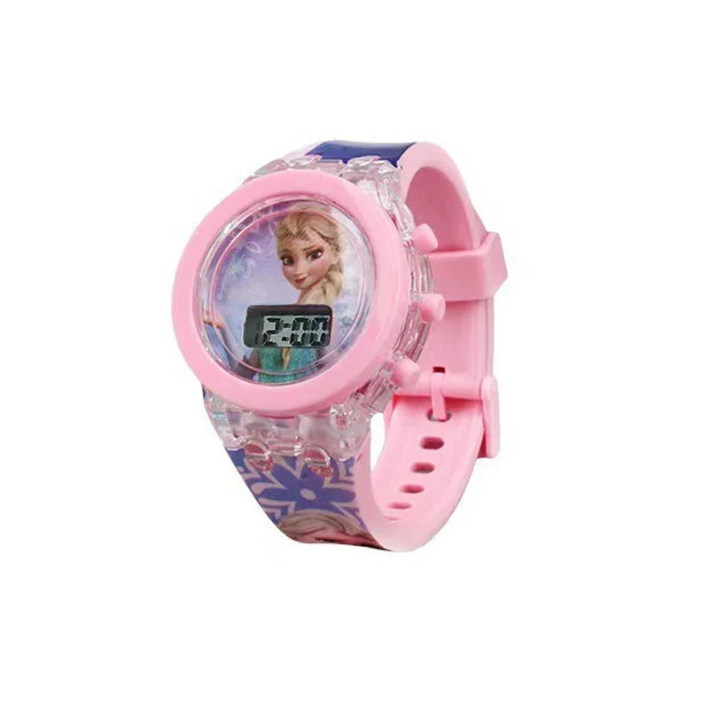 Flash Frozen Mickey Kids Watch - Cartoon Digital Wristwatch for Girls and Boys School Gifts