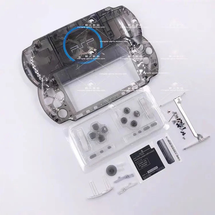 Replacement Faceplate Shell Case for PSP 3000 – Full Housing Cover with Buttons Kit for PSP3000 3006 3008