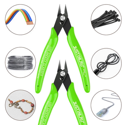 Universal Multi-Functional Pliers – Stainless Steel Electrical Wire Cutters, Side Snips & Flush Nipper Hand Tool