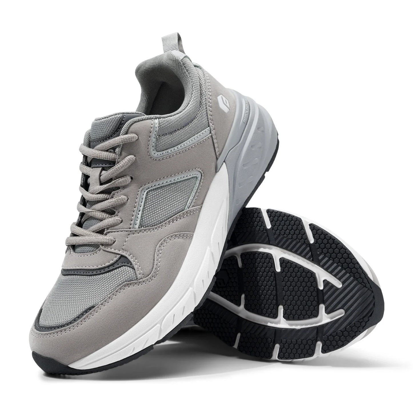 FitVille Wide Width Men’s Walking Shoes – Arch Support Sneakers for Flat Feet, Heel Pain & Plantar Fasciitis Relief