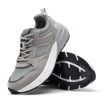 FitVille Wide Width Men’s Walking Shoes – Arch Support Sneakers for Flat Feet, Heel Pain & Plantar Fasciitis Relief