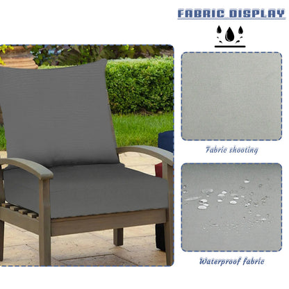 Custom Chair & Sofa Cushion Set – Seat and Backrest Pads for Bench, Garden, Patio & Bay Window Comfort Decor Cushion Set