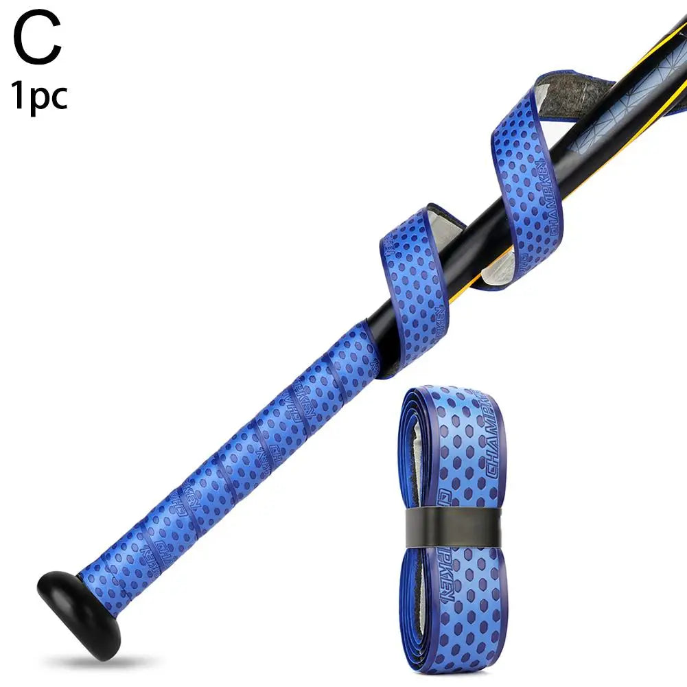 PU Baseball Bat Grip Tape – Multicolor Shock Absorption, Anti-Slip for Baseball, Softball, Cricket, and Hockey Bats