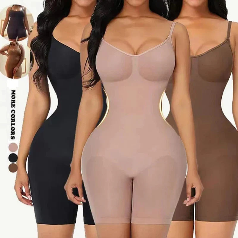 Women’s Seamless Bodysuit – Push-Up Corset Waist Trainer Butt Lifter Shapewear Tummy Control