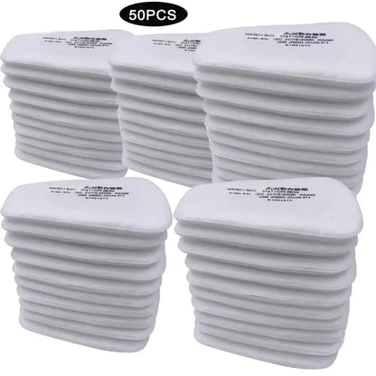 3M Gas Mask Respirator Filters – 6001, 6002, 6004, 6200, 6800, 7502 with 5N11 Cotton & 501 Dust Protection
