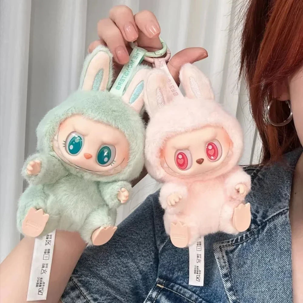 1:1 High-Quality Macaron 2nd The Monsters Labubu Vinyl Plush Blind Box - Sitting Party Doll, Decorative Surprise Gift