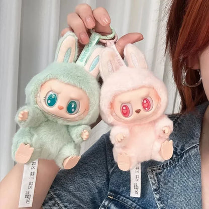 1:1 High-Quality Macaron 2nd The Monsters Labubu Vinyl Plush Blind Box - Sitting Party Doll, Decorative Surprise Gift