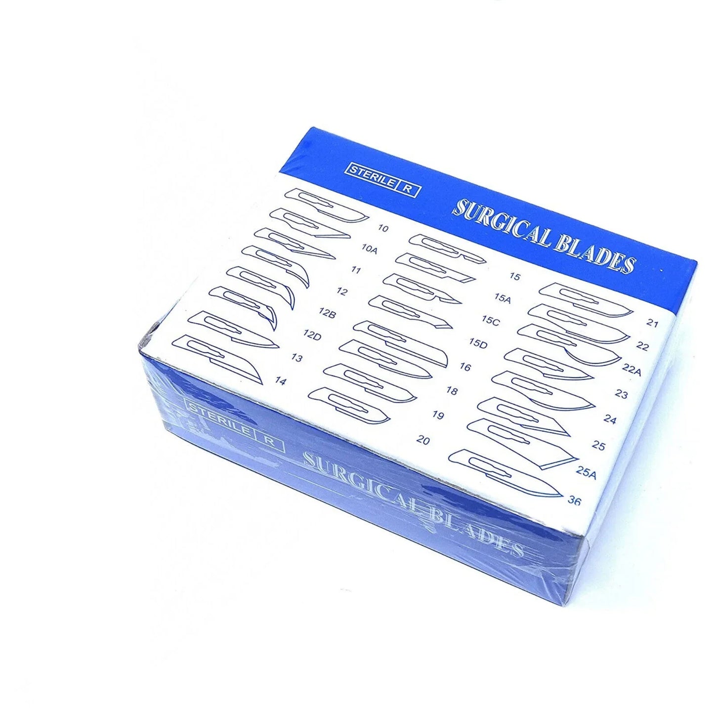 100pcs Sterilized Dental Surgical Blades — Carbon Steel Scalpel Knife Handles for Beauty, DIY, & Mobile Phone Repair Disposable Tools