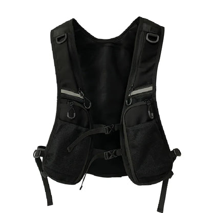 Hip-Hop Streetwear Chest Rig Bag for Men — Waterproof Tactical Vest Pack with Nylon Pockets for Fashion & Functional Storage