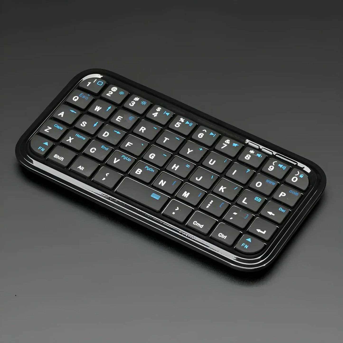 Mini Rechargeable Type-C Bluetooth 3.0 Keyboard – Slim 49-Key Wireless Keypad for Tablets & Smartphones
