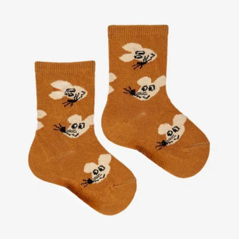 Baby & Toddler Knee High Cartoon Socks – Soft Non-Slip Floor Tube Socks for Newborns to 1–9 Years