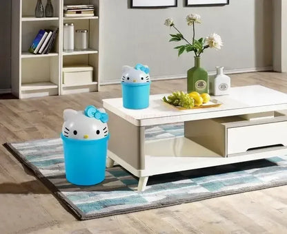 Sanrio Hello Kitty Kawaii Trash Can – Cute Dustbin for Bedroom & Living Room Garbage Disposal