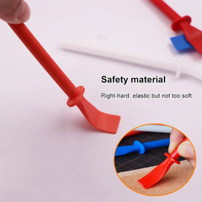 20pcs Glue Spreaders - Polypropylene Smear Sticks Applicator, Painting Scrapers for Handmade DIY Art and Leather Craft Tool