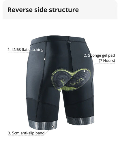 2024 Men’s & Women’s Cycling Shorts with Gel Pad — MTB Mountain, Road Bike, Downhill Enduro Bicycle Clothes