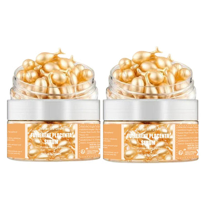 50pcs Collagen Face Care Capsules — Hyaluronic Acid Serum for Acne, Wrinkle Removal, Firming & Whitening Skin Care