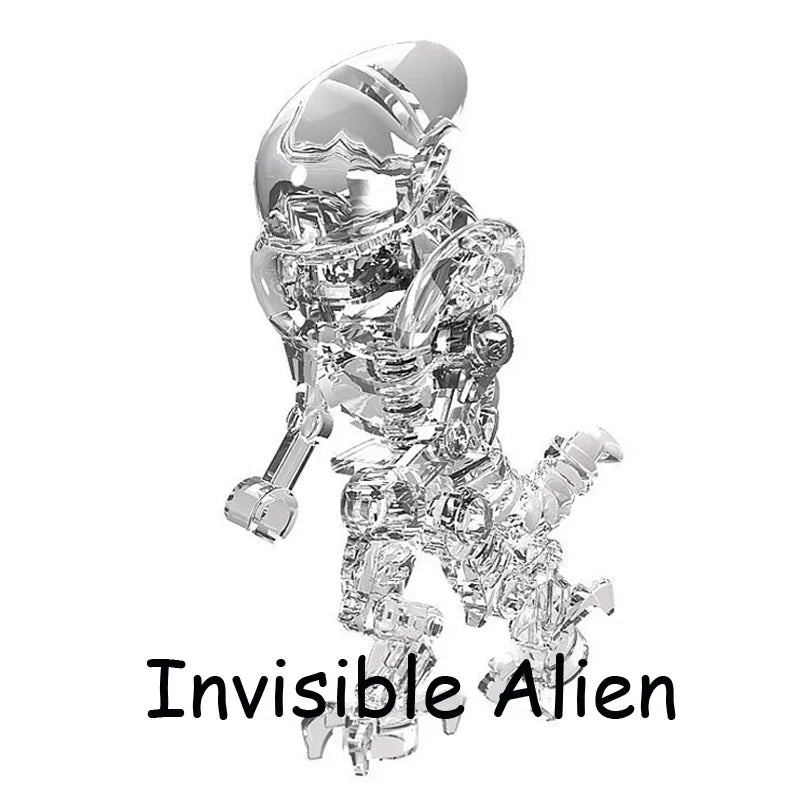 Terminator vs Predator & Alien Building Blocks – Robot War Action Figure Toy for Kids