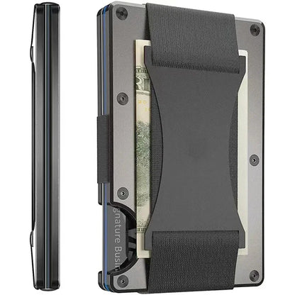 Carbon Fiber Minimalist Slim Wallet for Men – RFID-Blocking Credit Card Holder & Cashback Cardholder Case