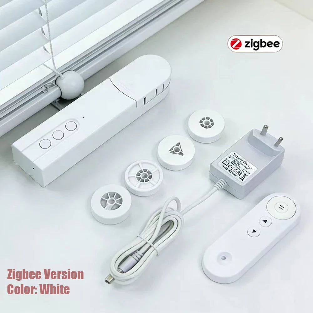 WiFi Smart Motorized Roller Blinds Motor – Tuya Zigbee App Control Automatic Curtain Lifting Drive for Shades & Shutters